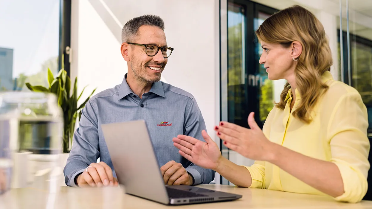 Mitarbeiter im Büro