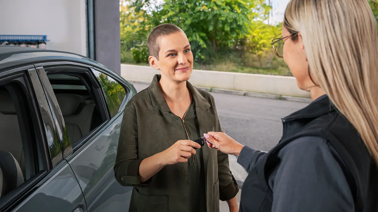 Kundenberatung Schlüsselübergabe