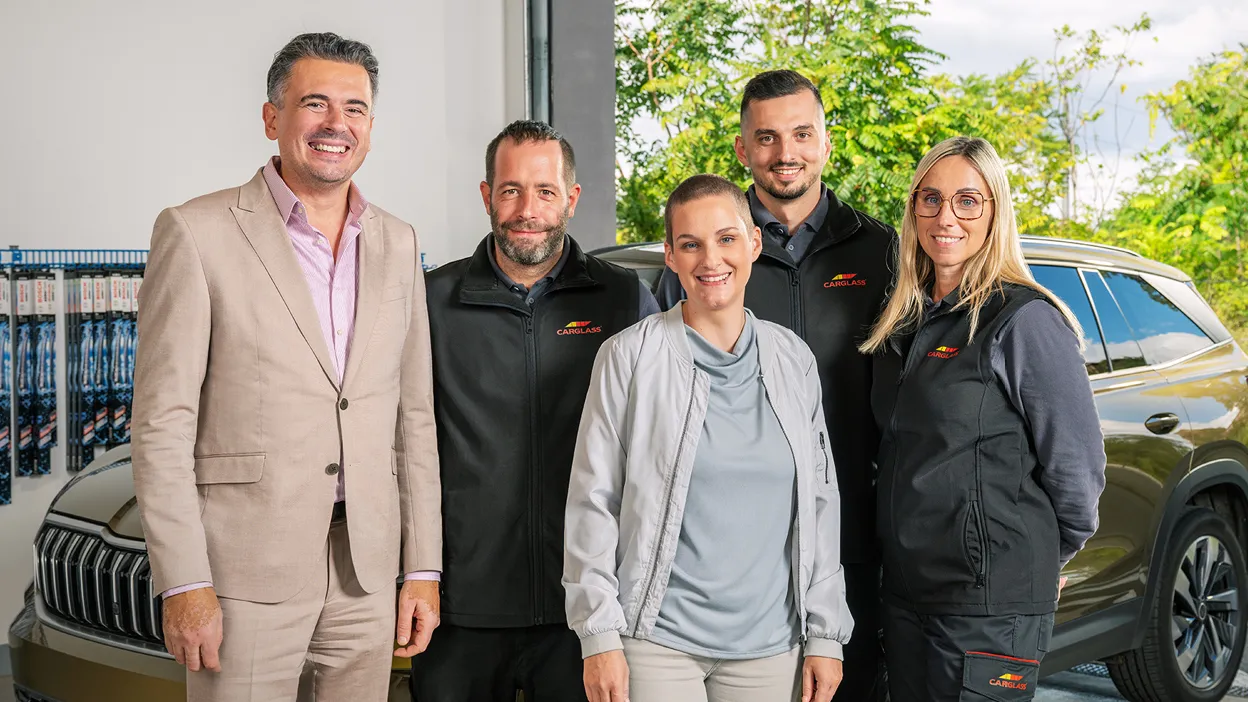 Carglass Mitarbeiter im Service Center